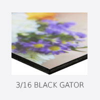 12x12 SQUARE Foam Board 3/16 - Black